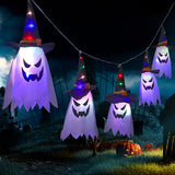 Хеллоуин Иди Ороиши чароғҳо матои Арт Рӯҳулкудс Halloween сатр чароғҳои
