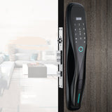 Fashion Smart Lock Wooden Door For Homestay