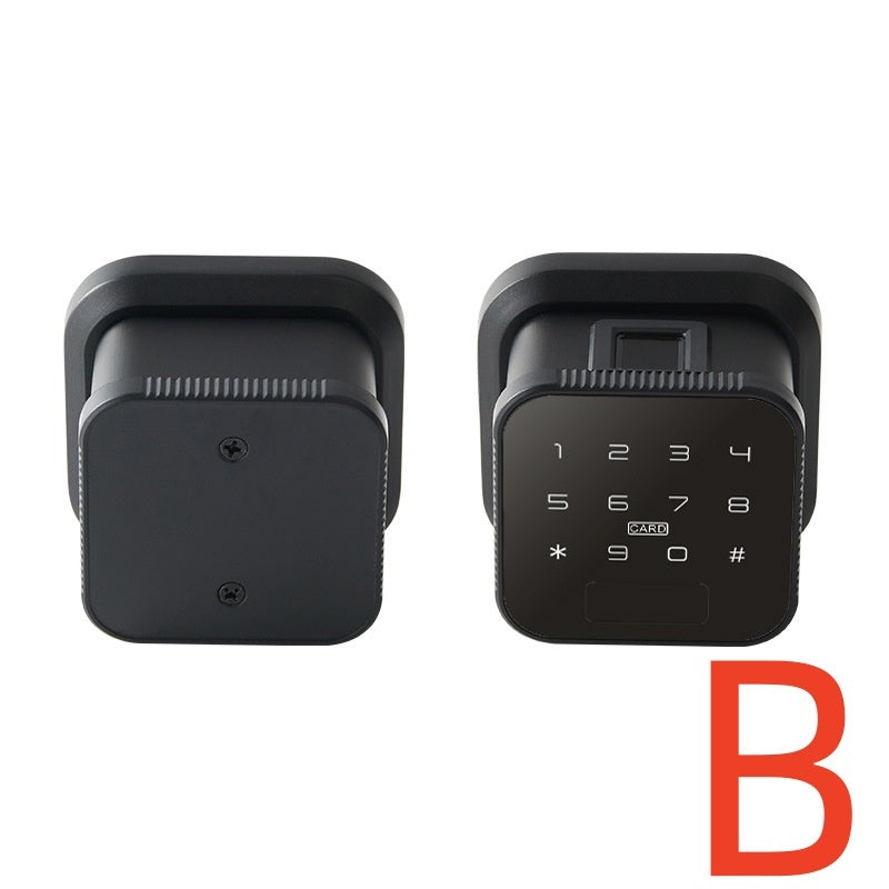 Graffiti Smart Lock Square Credit Card Fingerprint Lock Bluetooth APP