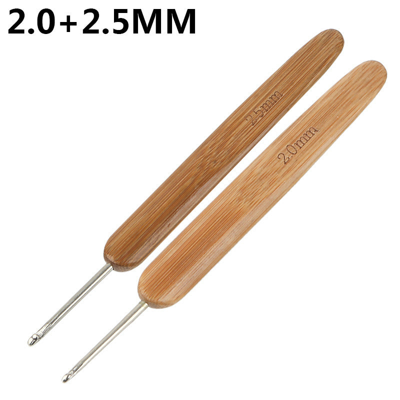 DIY Hand Knitting Tool Carbonized Bamboo Crochet