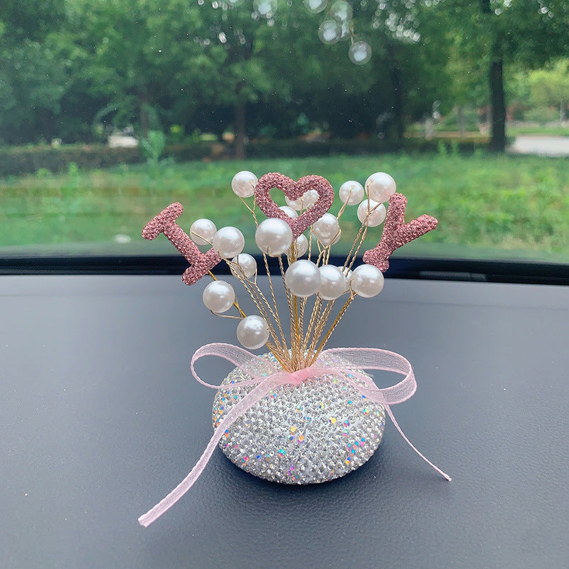 Innovative Car Decoration Vehicle Center Console Diamond Star Decoration Ornaments