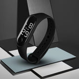 LED варзиш Кудакон шиноварӣ обногузар Touch Watch электронӣ