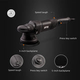 5-дюймаи мошин Polishing, мошини Buffing, мошини эксцентрикӣ