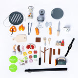 Simulation Outdoor Picnic Camping Play House Toy Suit