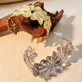 Women's Stainless Steel Open Hydraulic Bracelet