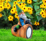 Resin Floor Solar Spotlights Garden Decoration Lawn Cartoon Toy