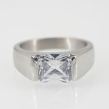 European And American Couple Inner Ring Brushed Ring