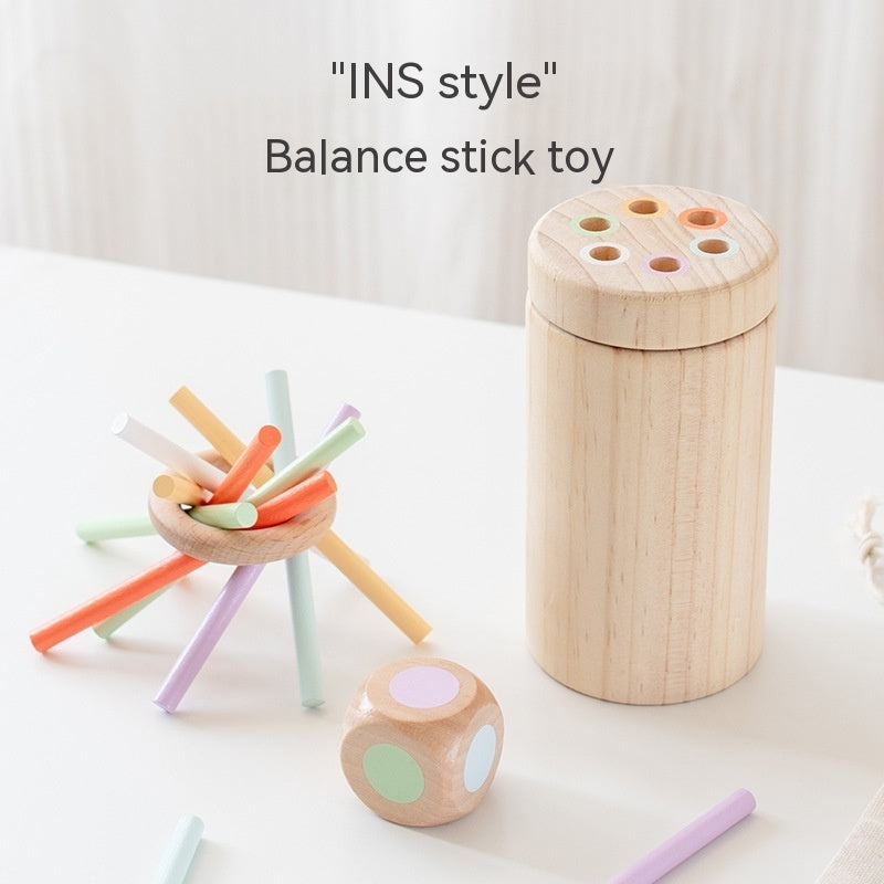 Educational Balance Wooden Stick Game Children's Fine Action Concentration Training Toy