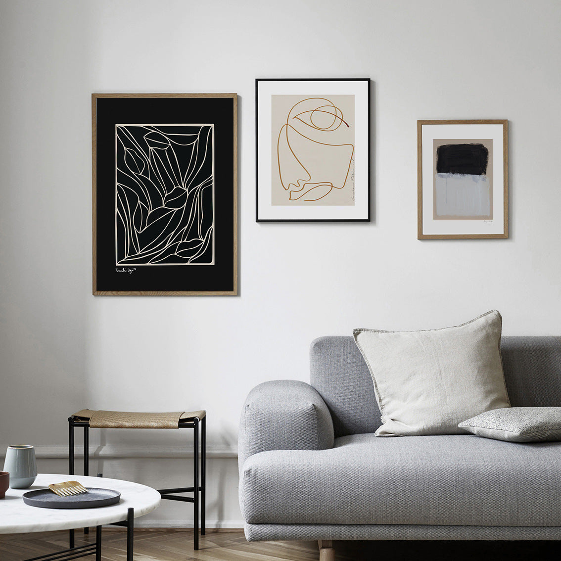 European Abstract Modern Minimalist Oil Painting Canvas Drawing