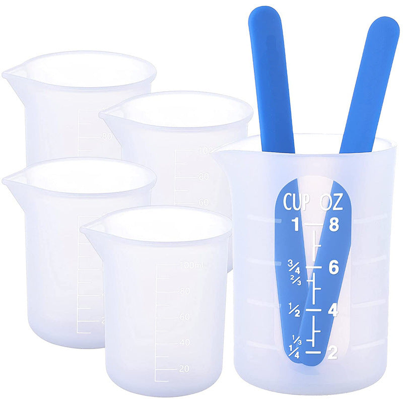 Crystal Glue Stirring Rod Silica Gel Measuring Cup Glue Mixing Tools