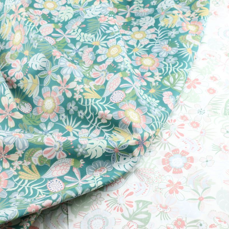 235cm Wide Beautiful Flower Cotton Fabric