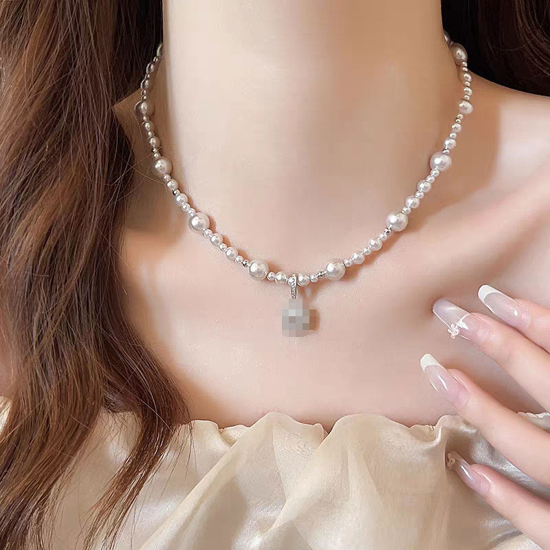 Bubble Cube Candy Women's All-match Clavicle Chain Neck Chain Bracelet Earrings