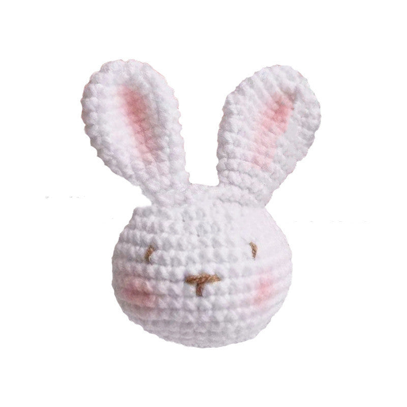 Red Embroidery New Product Handmade Crochet Knitting Doll DIY Beginner Learning Crochet Woolen Material Bag