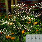 Solar Ground Copper Wire Fireworks Lighting Chain Garden Decoration Lawn Lamp