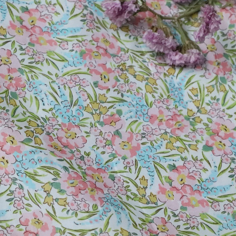 Long Cashmere Cotton Printed Fabric Fabric Digital Women's Clothing Tong Xia