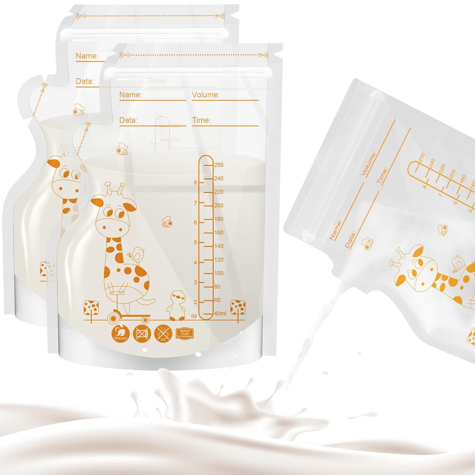 Wearable Flange Breast Feeding Caliber Telescopic