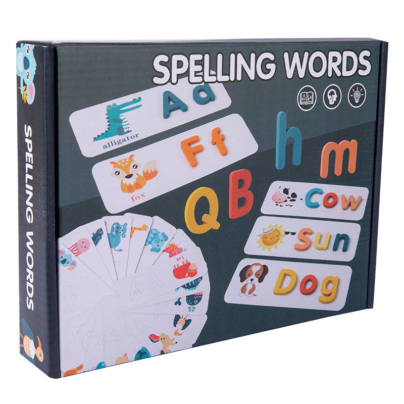 Wooden Jigsaw Puzzle Word Game For Children