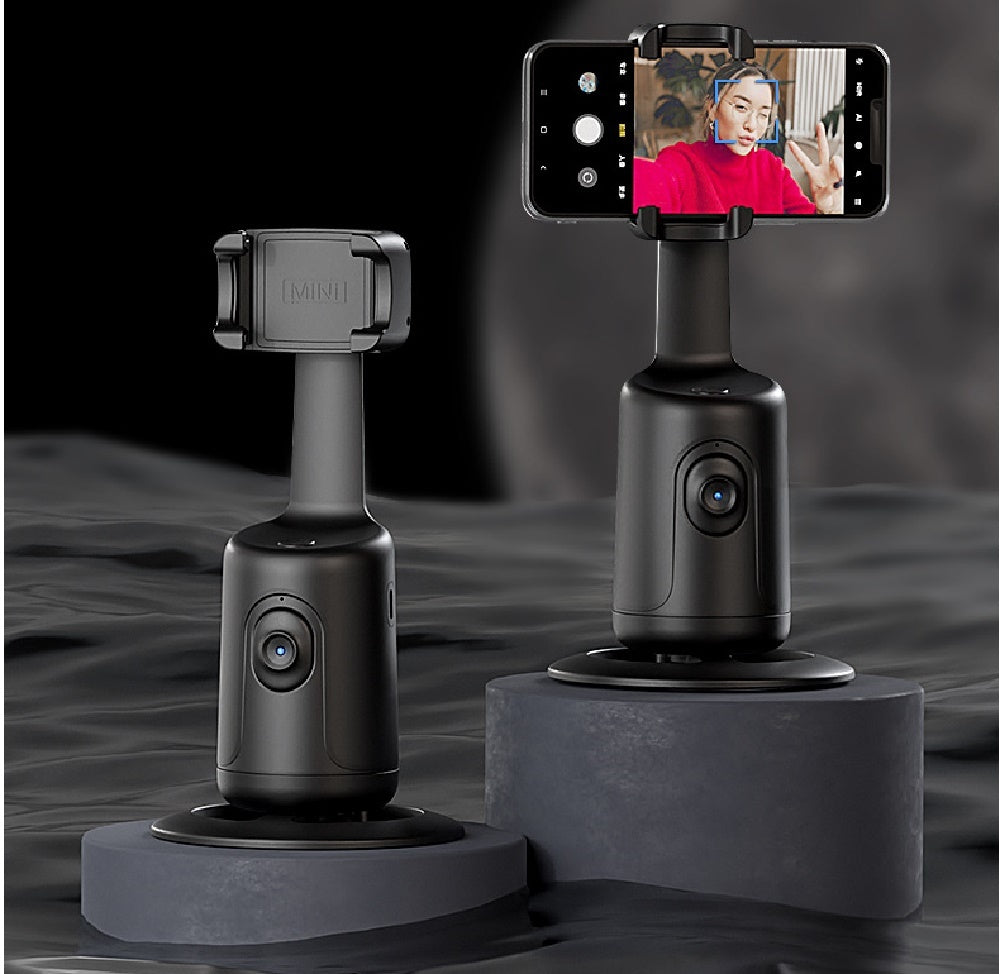 360 пайгирии автоматии чеҳра Gimbal AI Smart Gimbal пайгирии чеҳра Дорандаи телефони худкор барои смартфони видео Vlog стабилизатори зинда