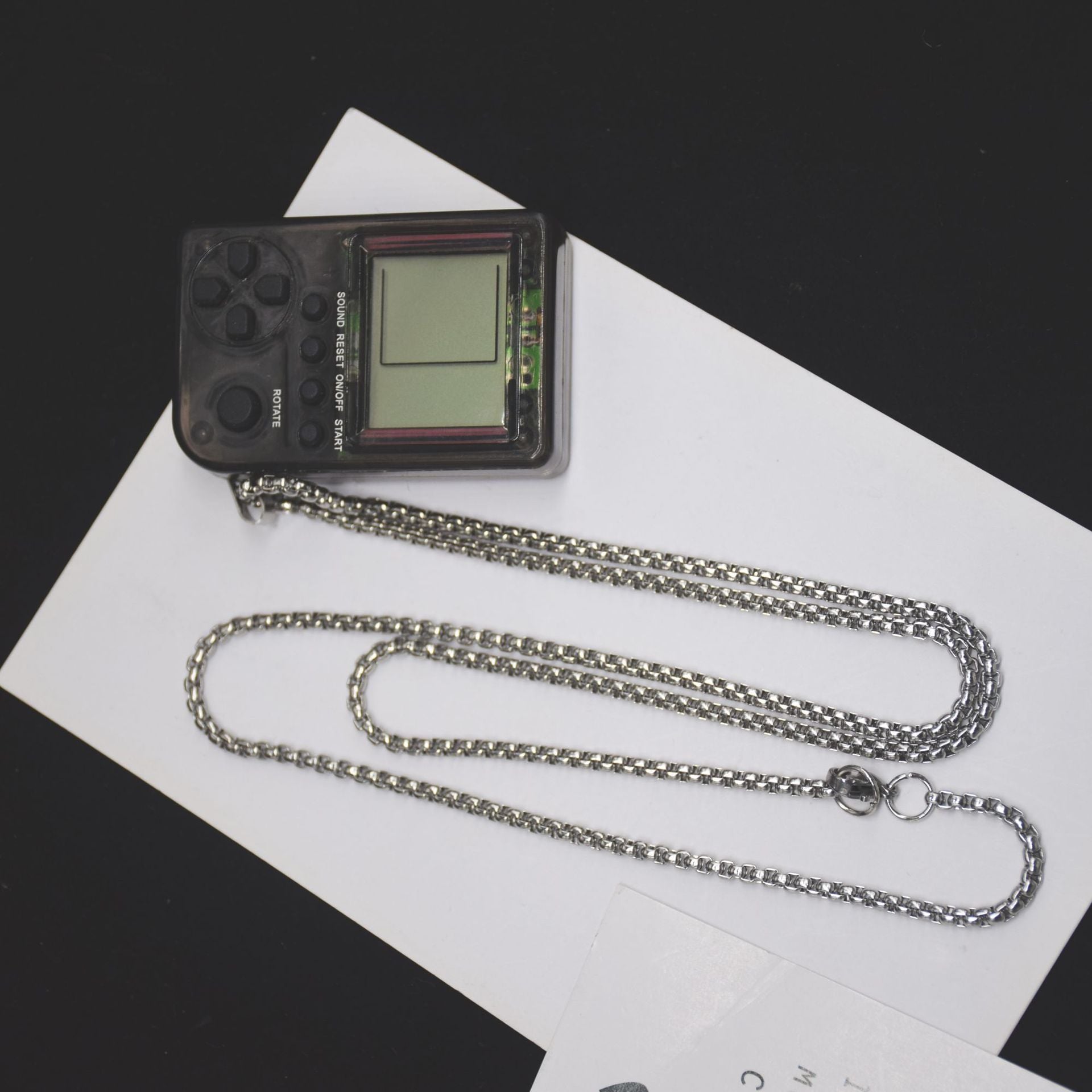 Retro game console necklace
