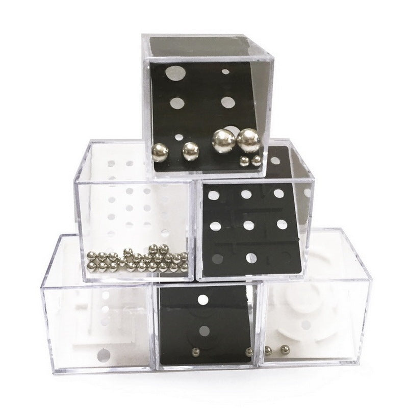 Maze puzzle balance game box