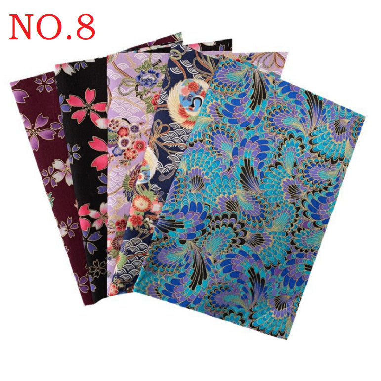 Diy Handmade Patchwork Group Pure Cotton Thickened Cotton Hemp Printed Fabric