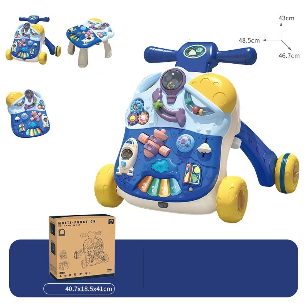 Baby Stroller Toy Multi-function Sliding Roller Coaster