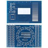 Skill training patch component welding practice board