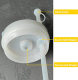 Silicone Straw Plug Silica Gel Cup Cover Leak-proof Plug Anti-overflow Plug