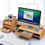 Computer Monitor Rack Drawer Neck Protection Storage Box