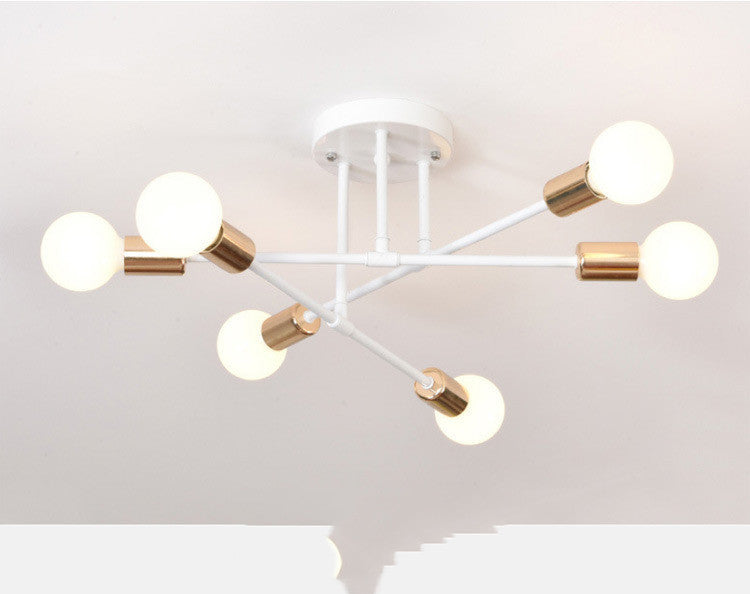 Geometric Line Bedroom Lamp Simple 110V Home Lighting