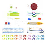 Knitting TPR Crochet Tool Set Owl 63 Pieces