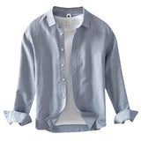 Men's Casual Minimalist Long Sleeve Shirt