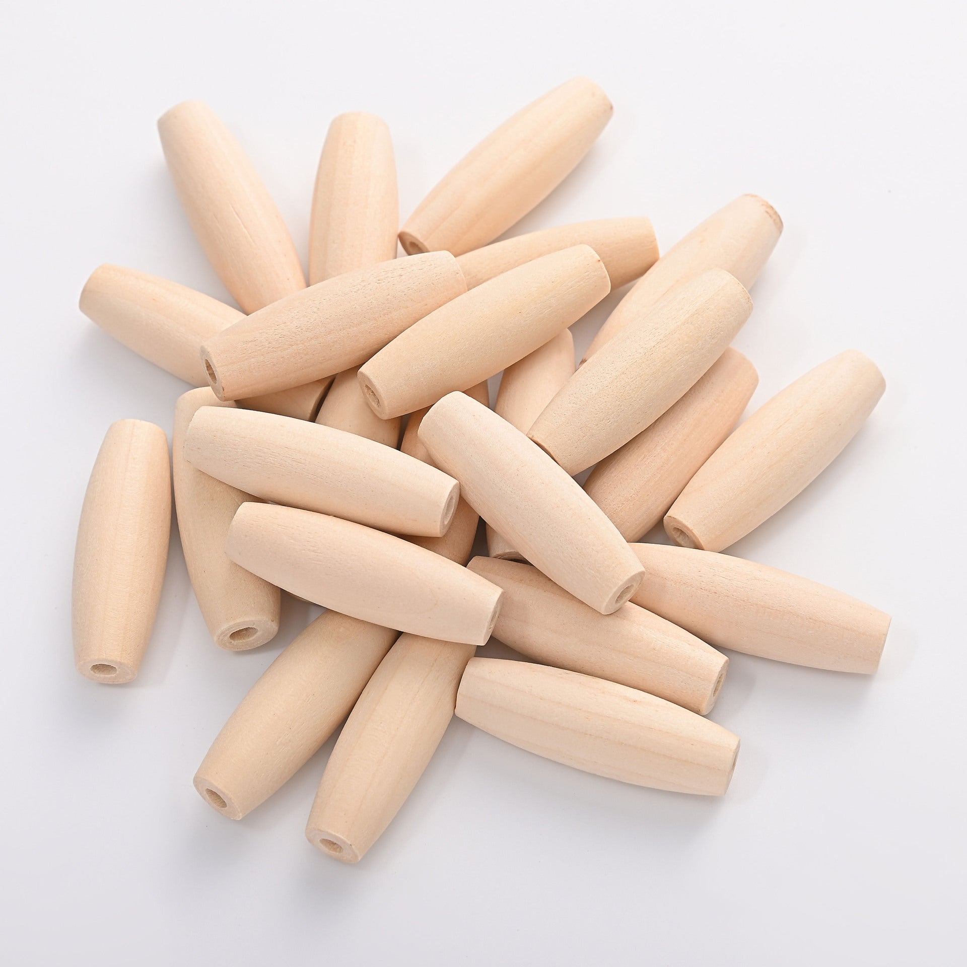 Natural Wooden Beads Diy Crafts For Jewelry Making