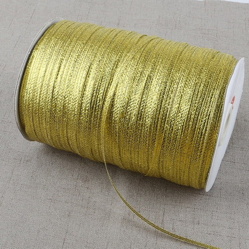 Gold And Silver Onion With Christmas Ribbon Gift Wrapping