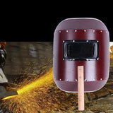 Маска кафшери кафшери дастӣ Сарпӯши кафшери картон айнак Линза Hat Lightweight ArgonWelding