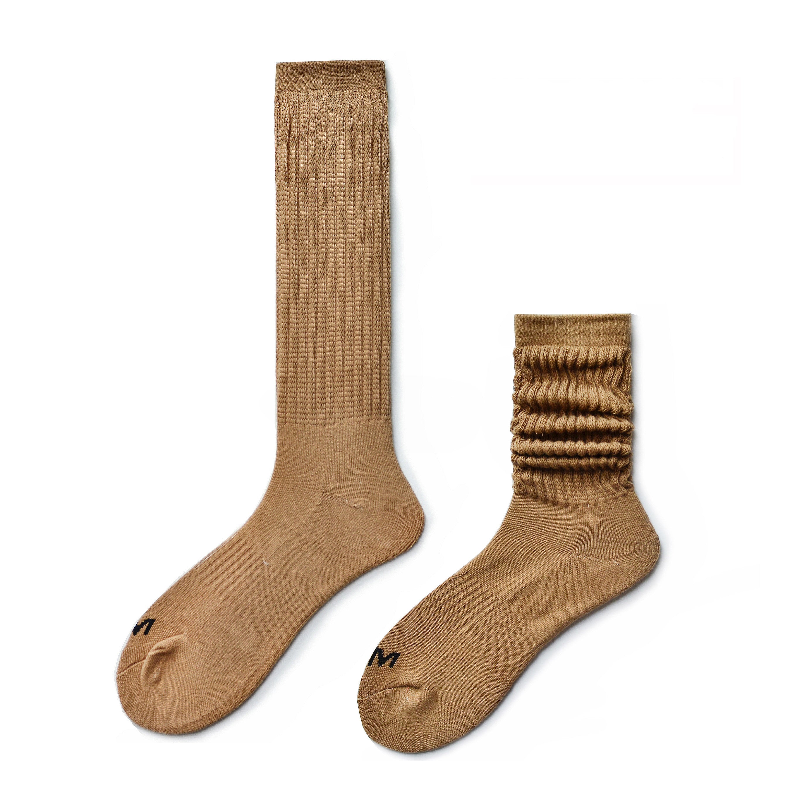 D. M solid color sports men's stockings