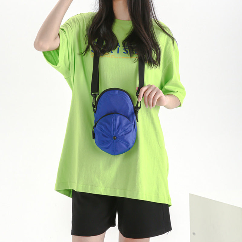 Hat Shape Shoulder Bag Ins Fashion Mini Phone Bags Cute Crossbody Bag For Girls Boys