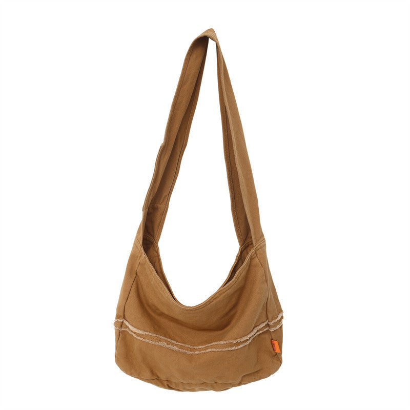 Ins Fashion Color-block Shoulder Bag For Girls In Hong Kong