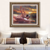 5D DIY Ballet Dancer Needlework Diamond Painting Embroidery Dancing Girl Diamond Pictures Full Drill Diamond Painting