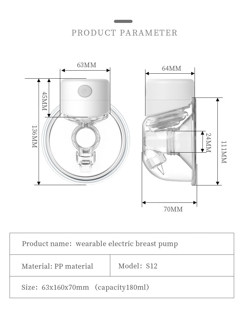 Wearable Electric Breast LCD Display