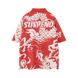 Ретро-трендовая уникальная повседневная свободная рубашка