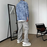 Japanese Korean Style Long Sleeve Shirt Loose Shirt For Men
