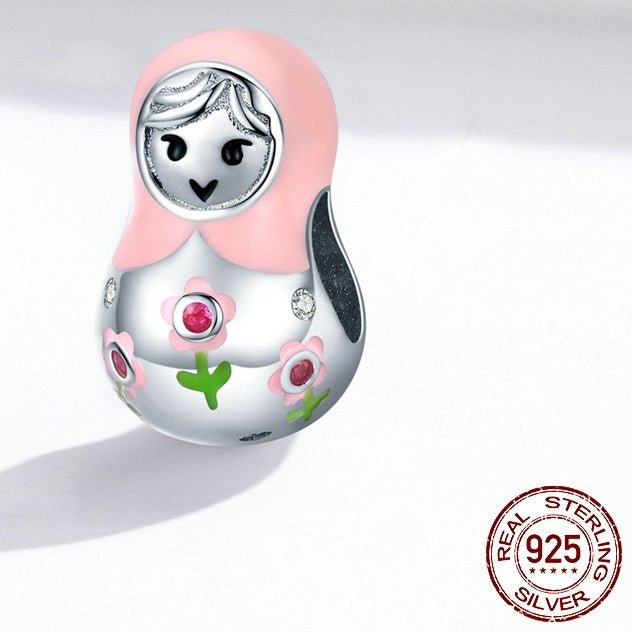 Cute The Russian Dolls Beaded Diy Bracelet Jewelry Accessories