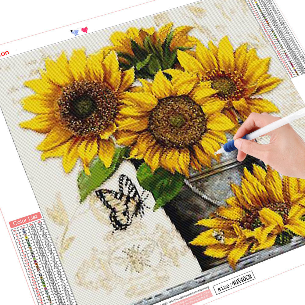 Fashion Diamond Painting Sunflower Mosaic Needlework