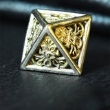 Brass Cutout Board Game Digital Dice