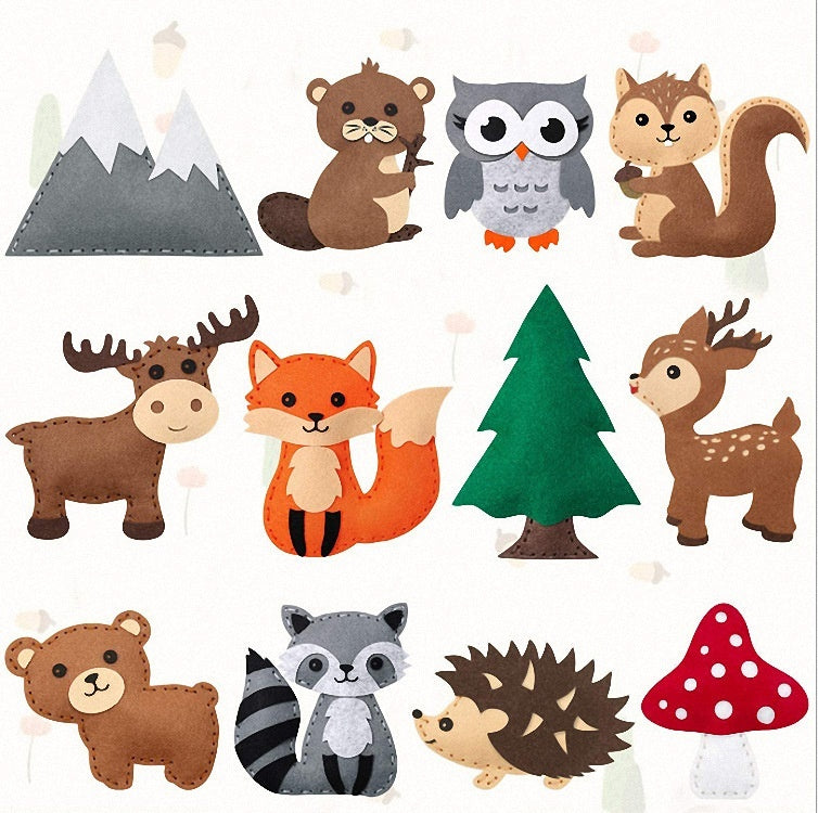 DIY Children's Early Education Sewing Kit Pet Sewing Felt