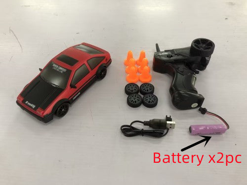 2.4G Drift Rc Car 4WD RC Drift Car Toy идораи дурдасти GTR Model AE86 Автомобил RC Racing Car Toy барои кӯдакон тӯҳфаҳои Мавлуди Исо
