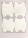 4pcs Set Of Door Stickers Carbon Fiber Scratch-resistant Car Handle Stickers