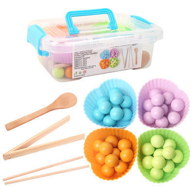 Clip bead puzzle game