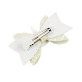 Bright Glitter Children Hair Clips Kids Fairy Bow Princess Hairgrips Flexible Hair Bow Headwear